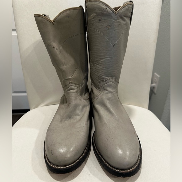 Shoes - Gray Cowboy Boots